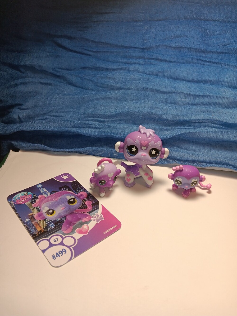 Lps Mommy And Baby Set-Monkey Rare Littlest Pet Shop Series 6